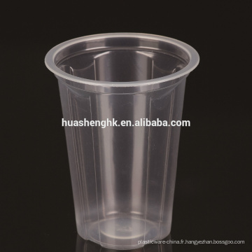 FDA a certifié la meilleure qualité 200ml tasse en plastique jetable en plastique transparent